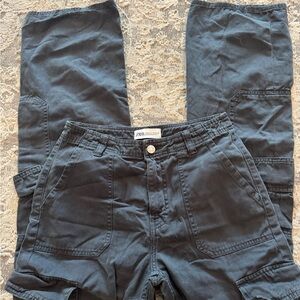 Zara Charcoal Gray Trousers